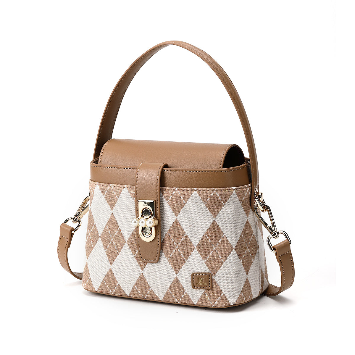 Denour Argyle Pearl Bucket Bag