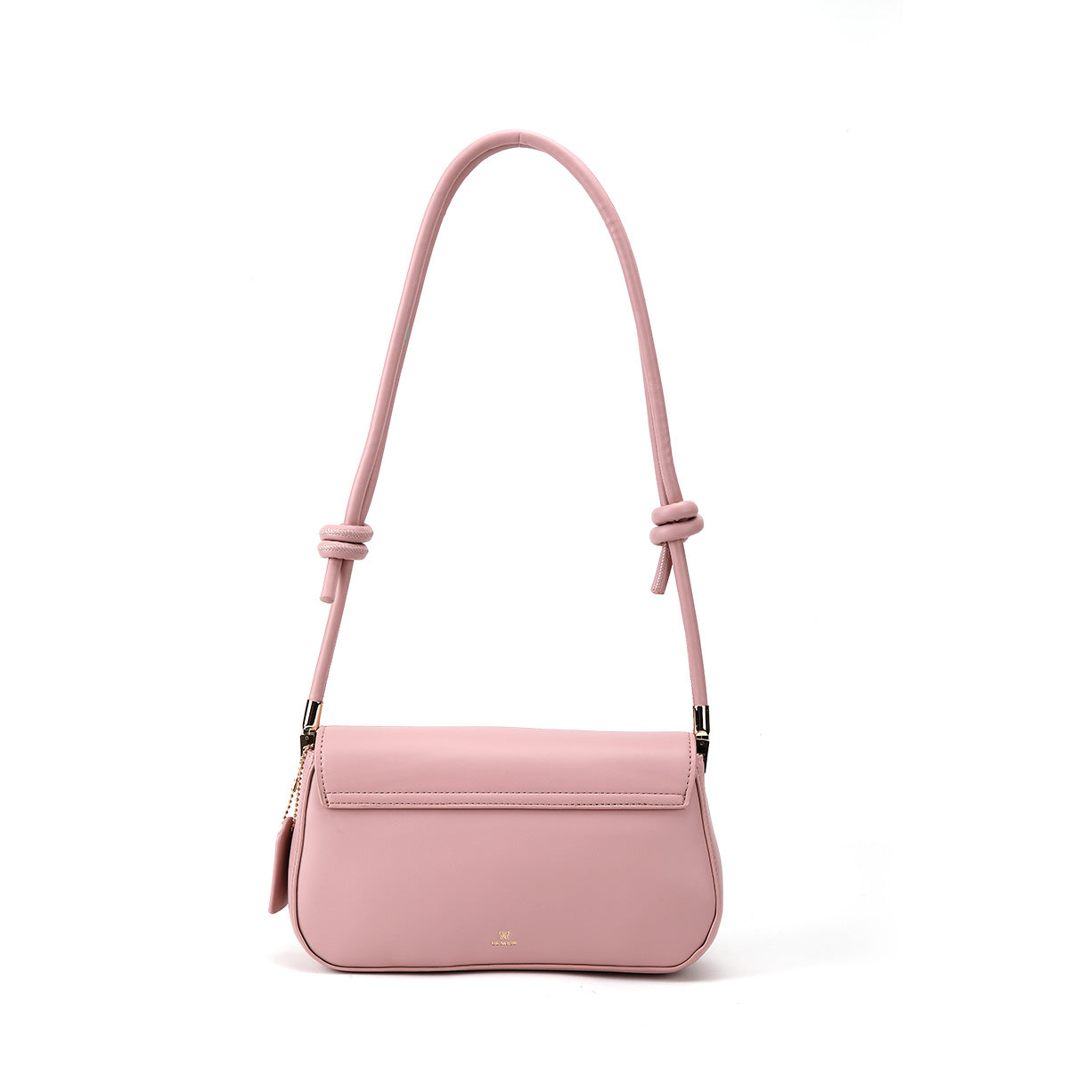 Denour Pink Butterfly Baguette Bag