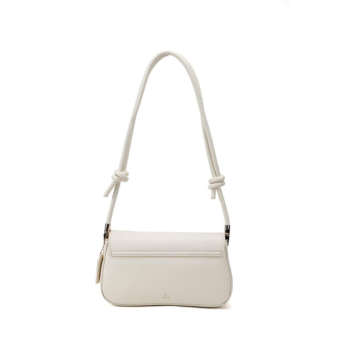 Denour Butterfly Ivory Mini Baguette Bag