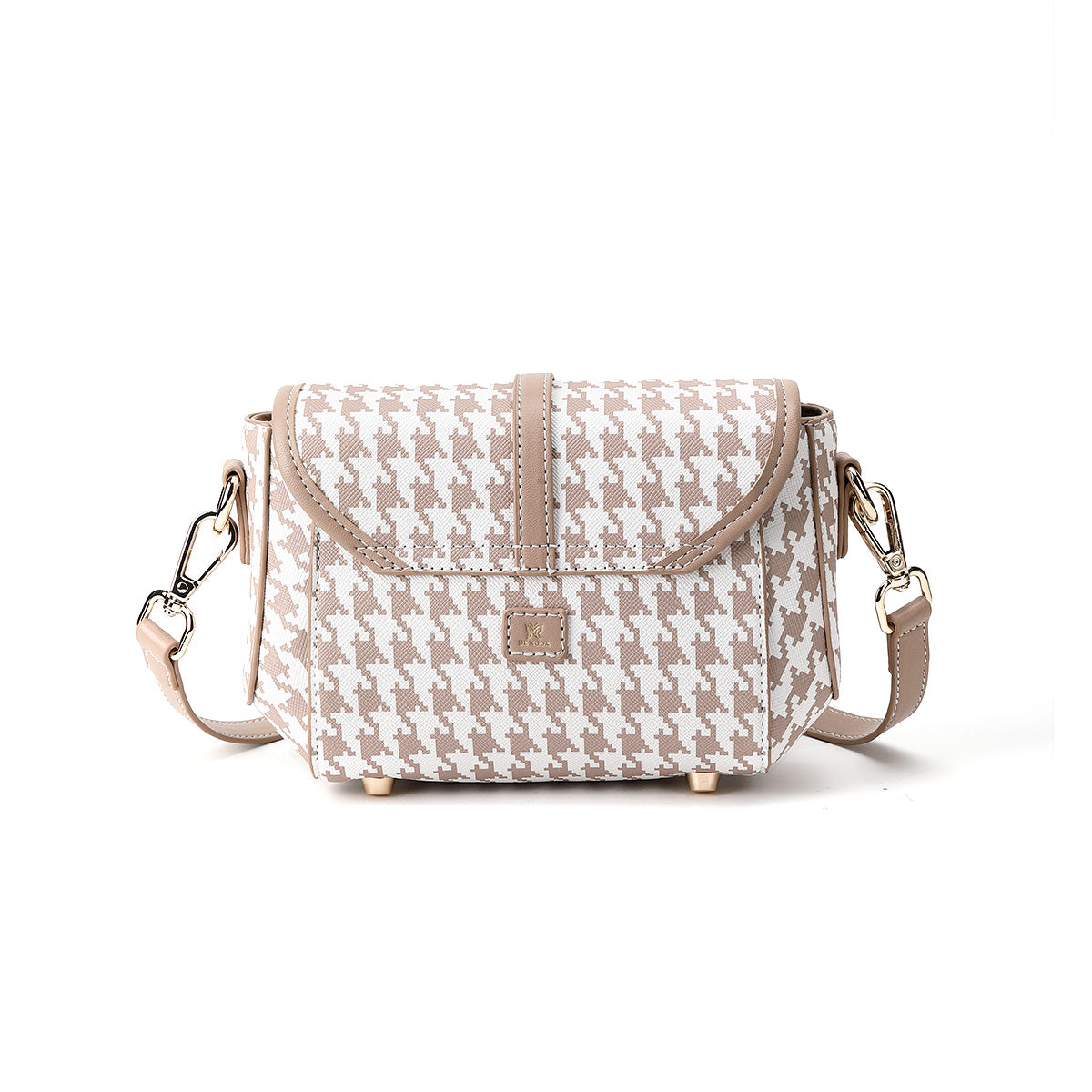 Denour Houndstooth Mini Satchel