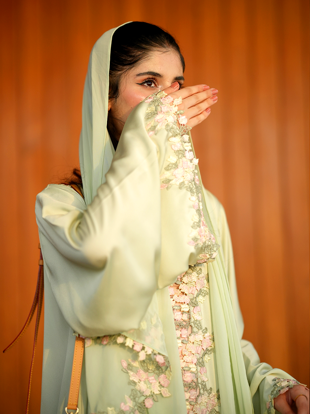 Mint Blossom – J’Nour Floral Abaya
