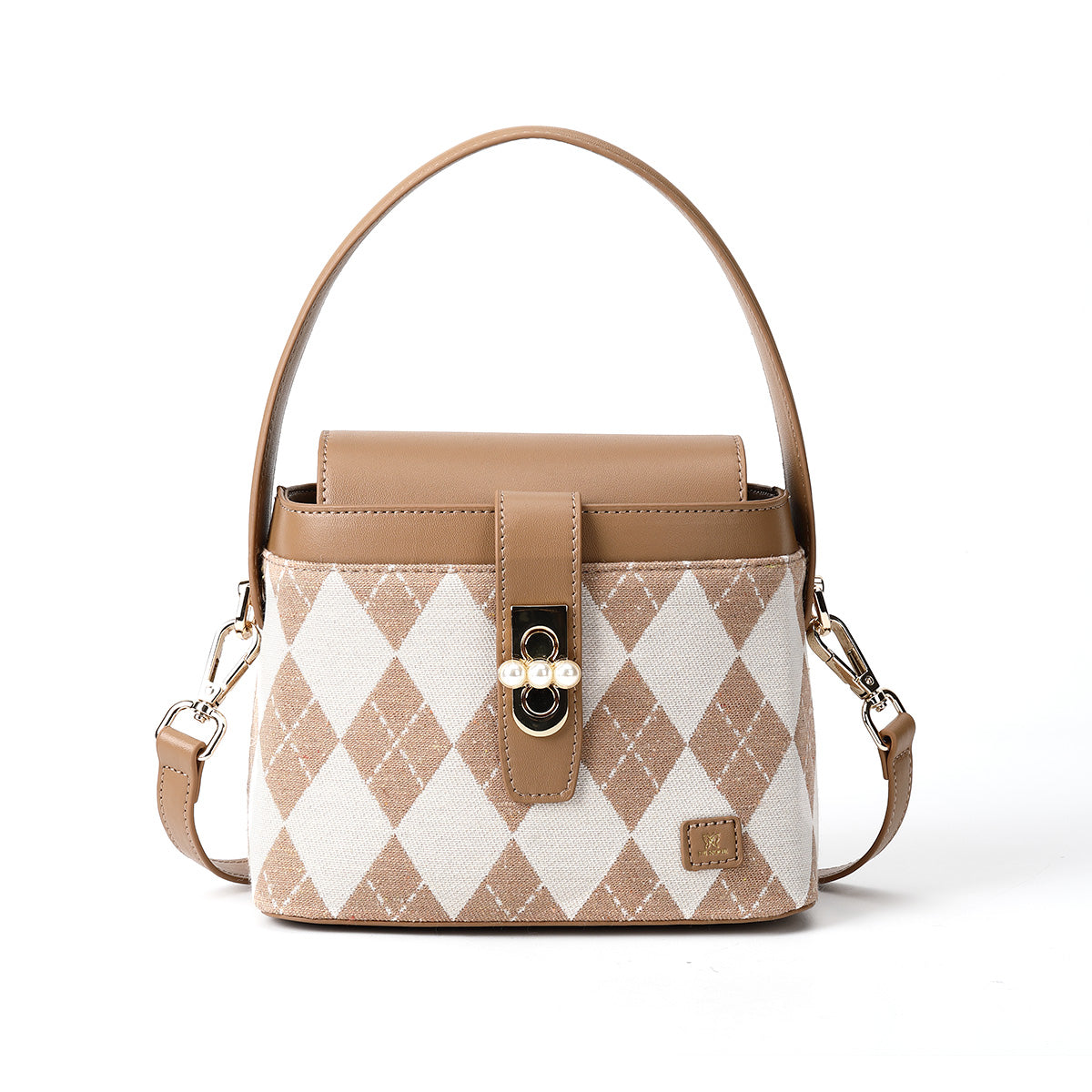 Denour Argyle Pearl Bucket Bag