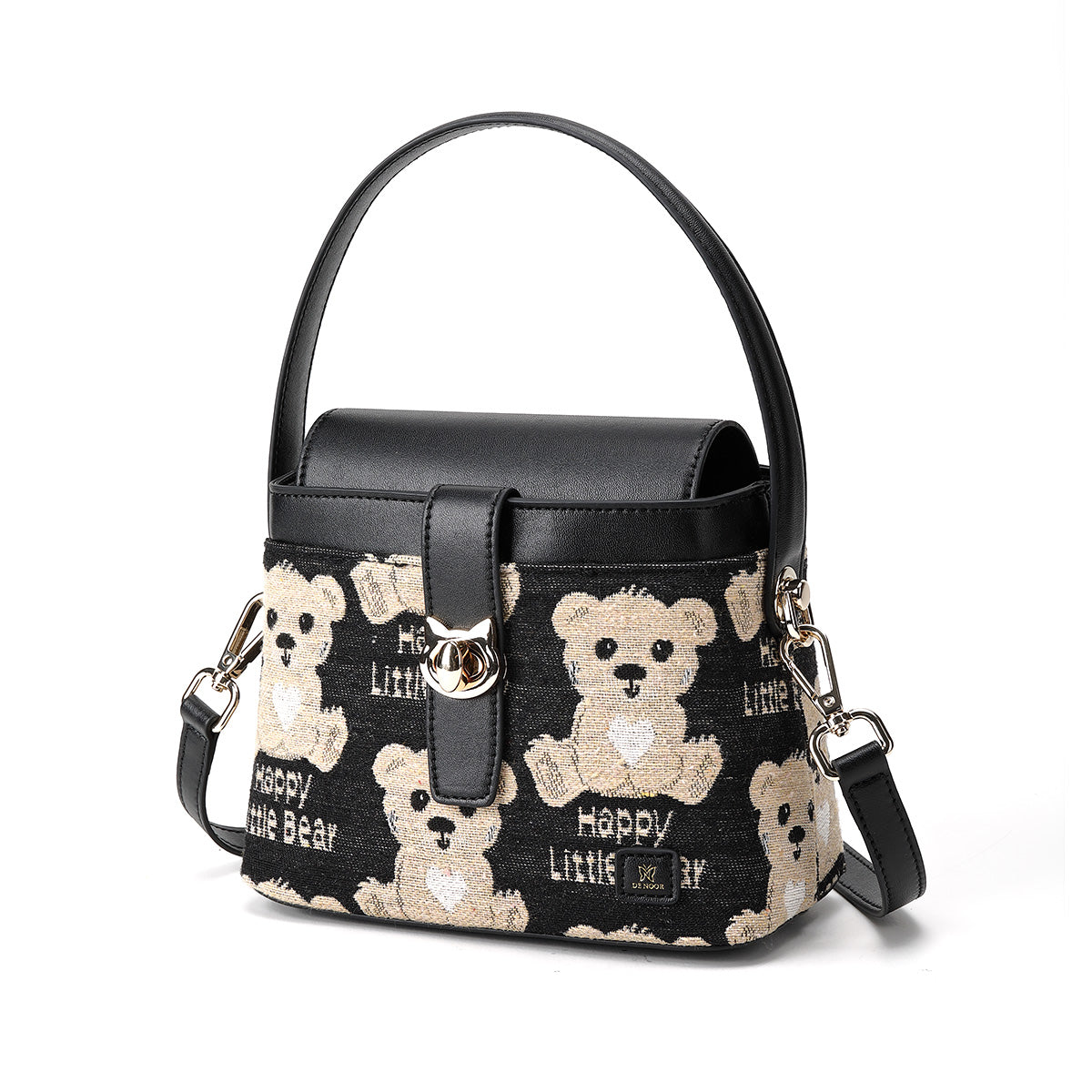 Denour Happy Little Bear Bucket Bag