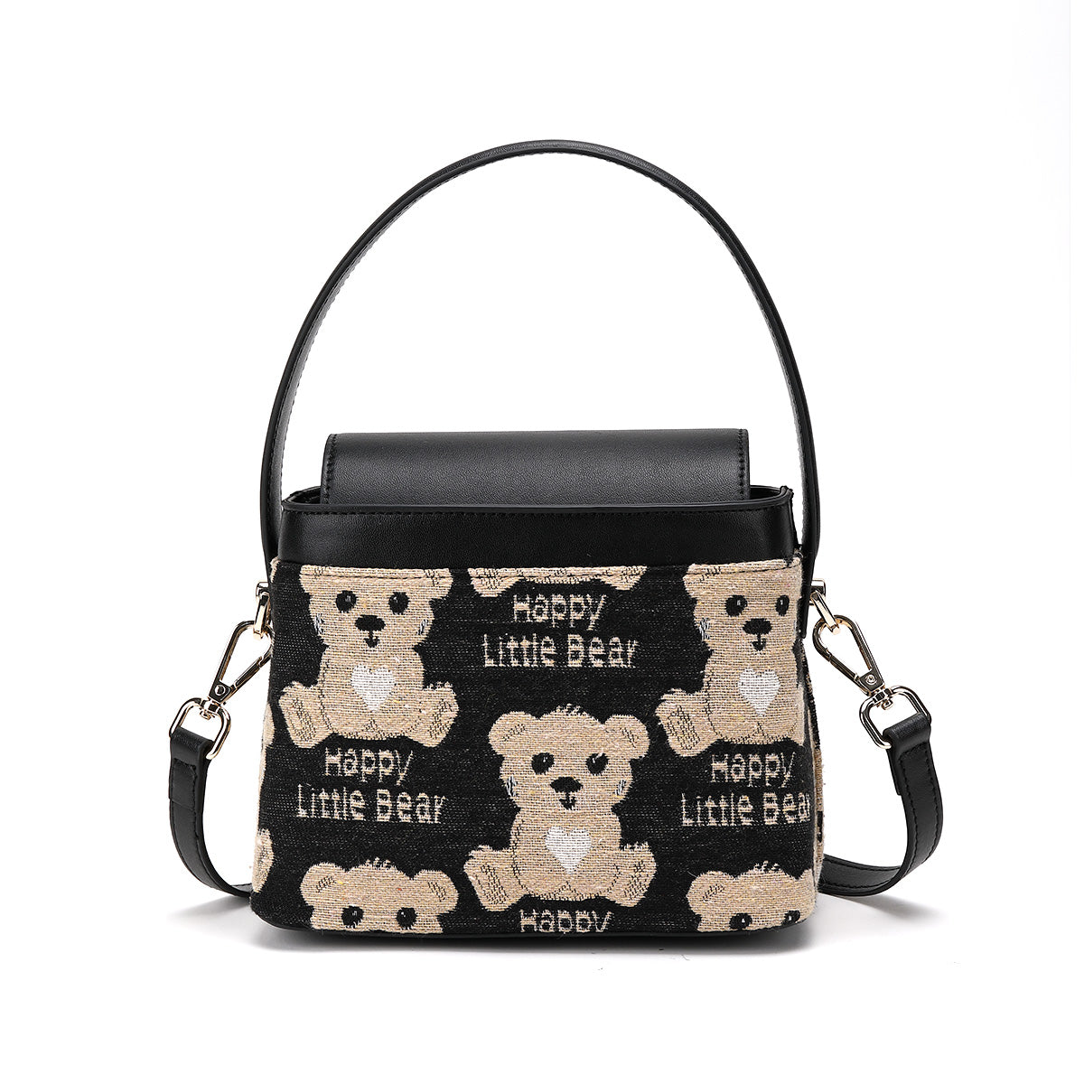 Denour Happy Little Bear Bucket Bag