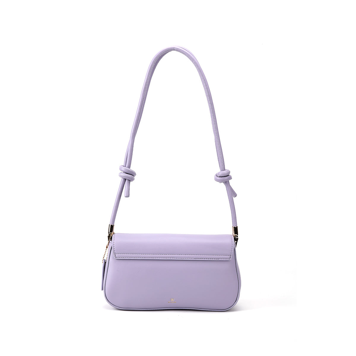 Denour Lavender Butterfly Baguette Bag