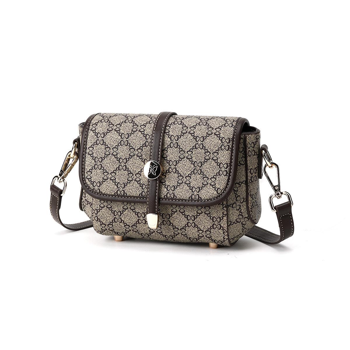 Denour Monogram Mini Satchel
