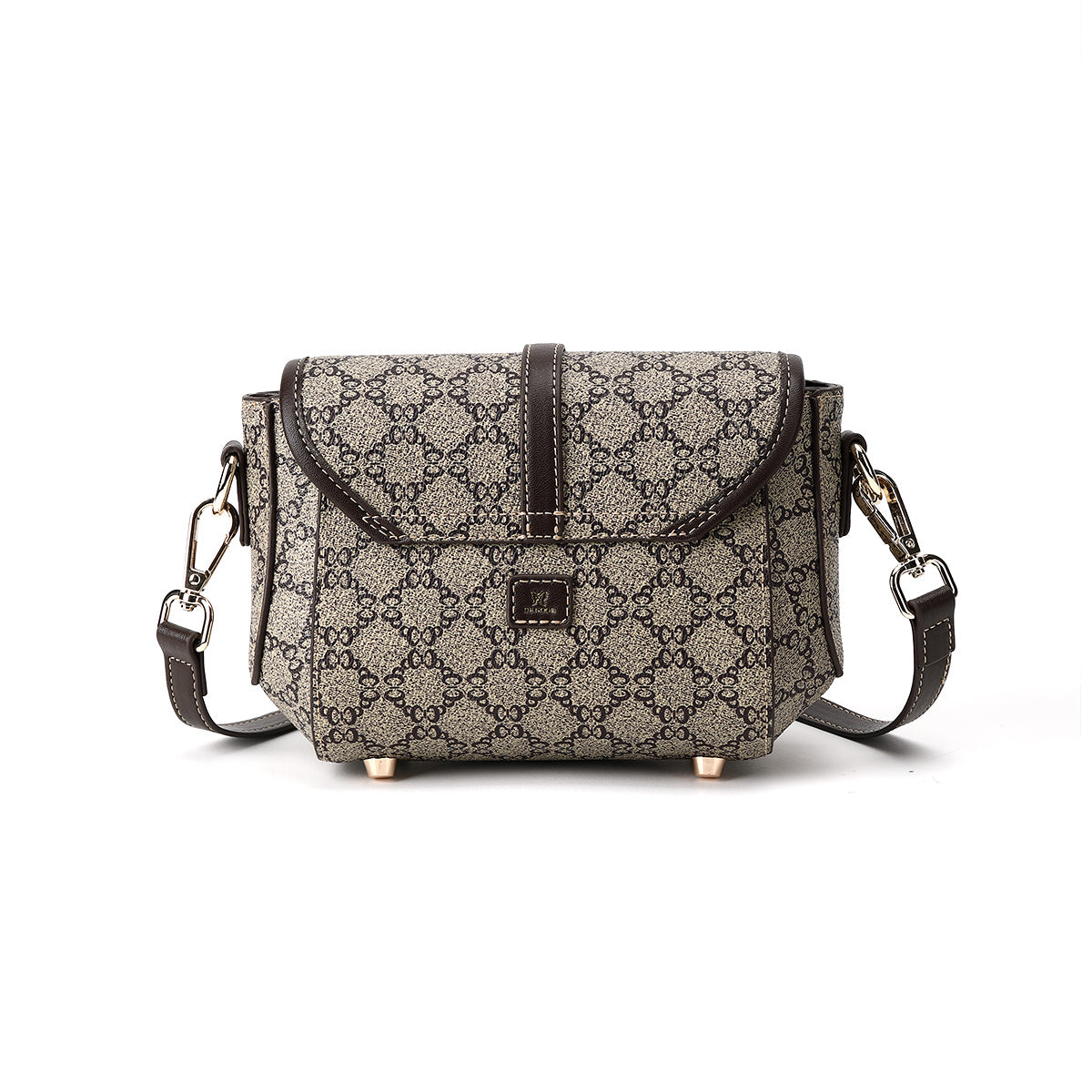 Denour Monogram Mini Satchel