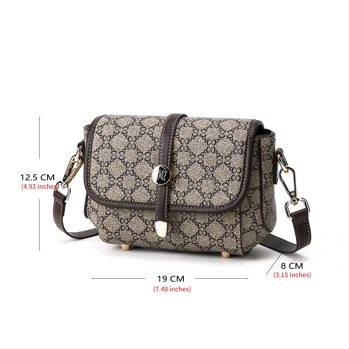 Denour Monogram Mini Satchel