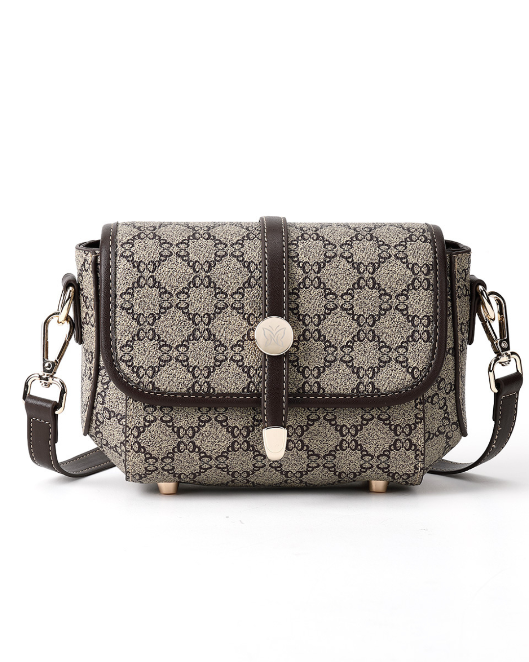 Denour Monogram Mini Satchel